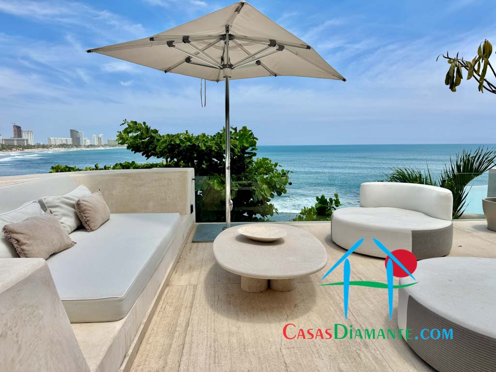 Real Diamante Del Mar Casa Palapas - Terraza en estancia 13